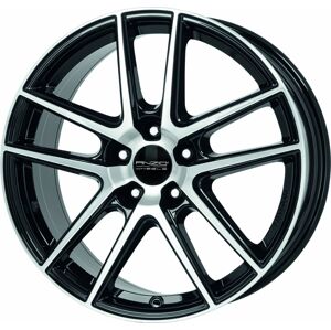 Anzio SPLIT 8x18 5x114.3 ET35 diamond-black front polished