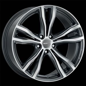 Mak X-MODE farba: GUN MET-MIRROR FACE 11.5x21 5x112 ET38 GUN MET-MIRROR FACE